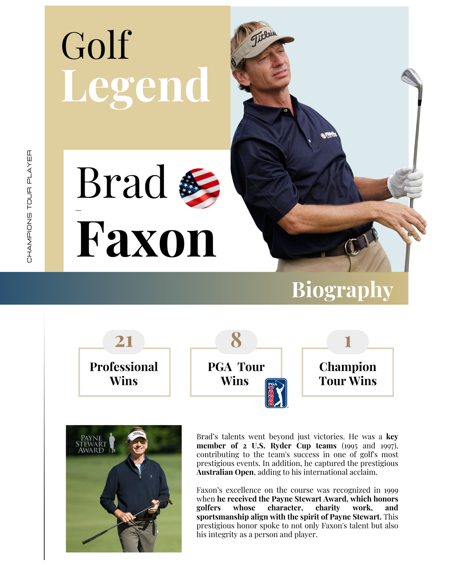 Brad Faxon biography